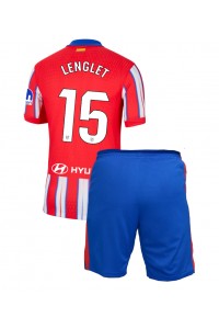 Atletico Madrid Clement Lenglet #15 Babytruitje Thuis tenue Kind 2024-25 Korte Mouw (+ Korte broeken)